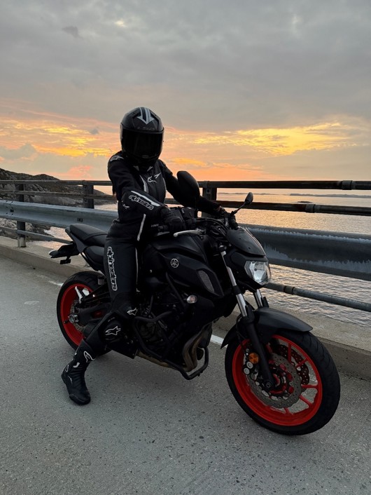 Always action in her daily life!