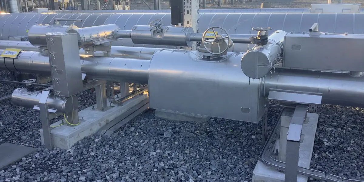 Our acoustic insulation products can be installed directly on pipes and Process equipment. 