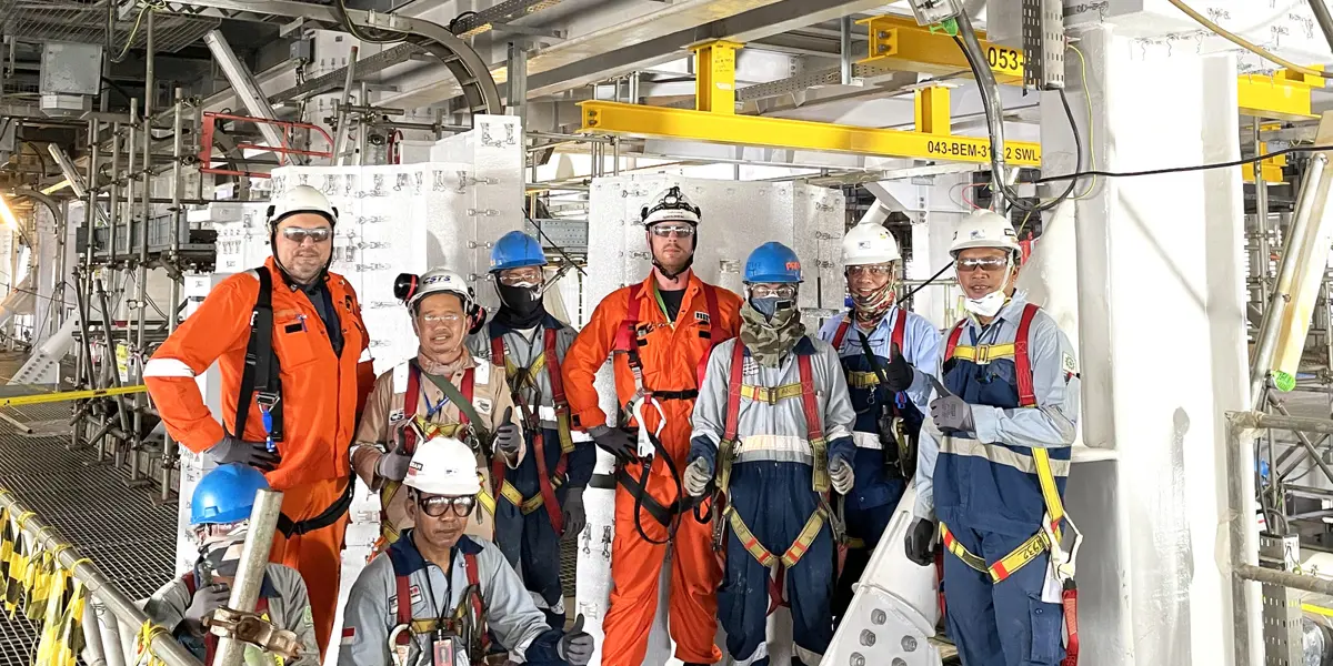 The installation was carried out by local workers under the direction of three employees from Beerenberg and was completed before Christmas.